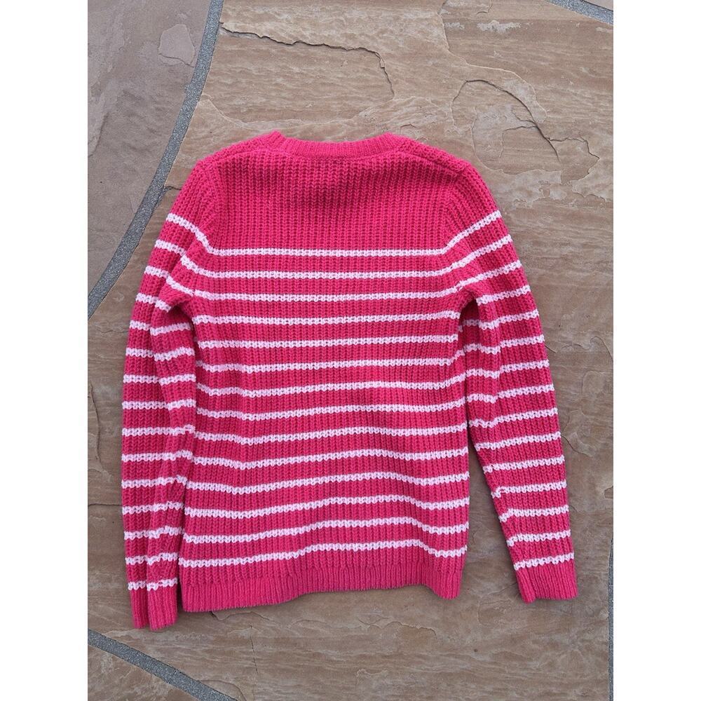 Crewcuts Sweater XL 12-14 Girls Long Sleeve Pullover Striped Knit NWT LS - Picture 3 of 3